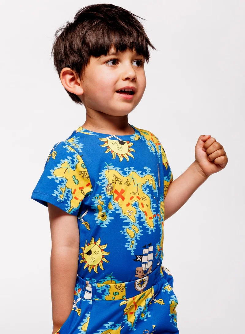 Småfolk T-shirt with pirate map